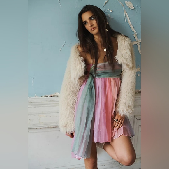 Free People Dresses & Skirts - Free People In Rainbows mini dress L